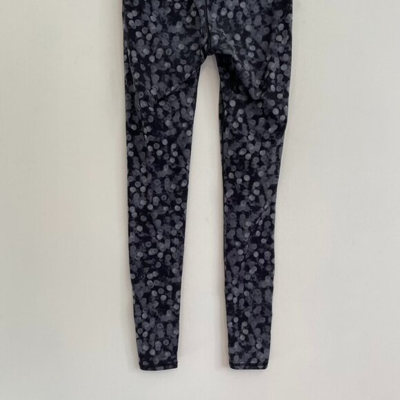 ATHLETA Dot Chaturanga Tight Gray Black Printed Pull On Elastic Waist Leggings - Picture 11 of 11